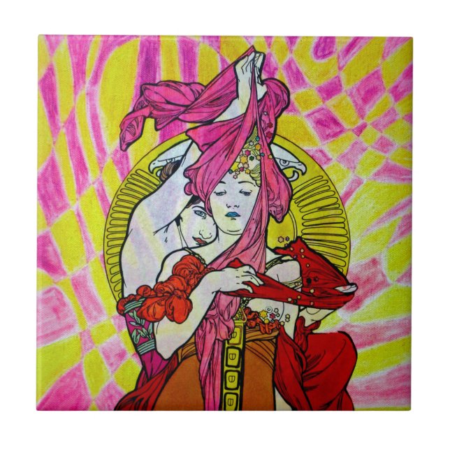 Gemini by Michael Moffa Ceramic Tile (Front)