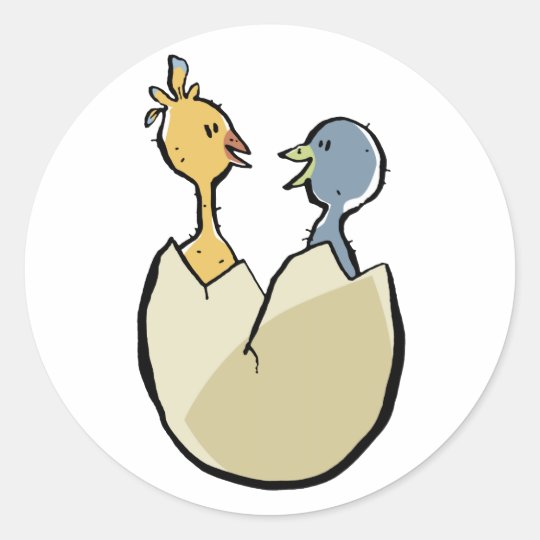 gemini classic round sticker