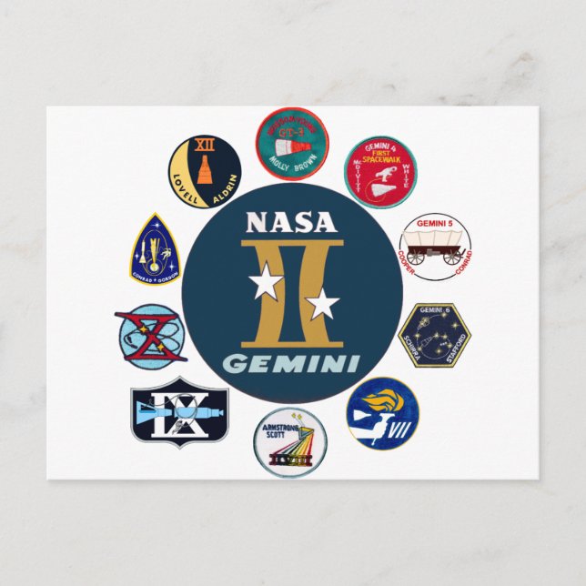 Gemini Commemorative Logo Postcard (Front)