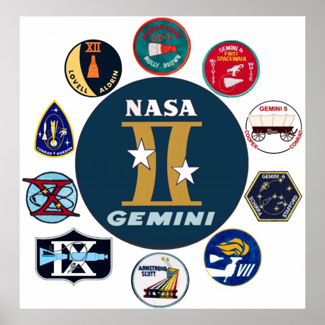 Gemini Commemorative Logo Poster (Front)