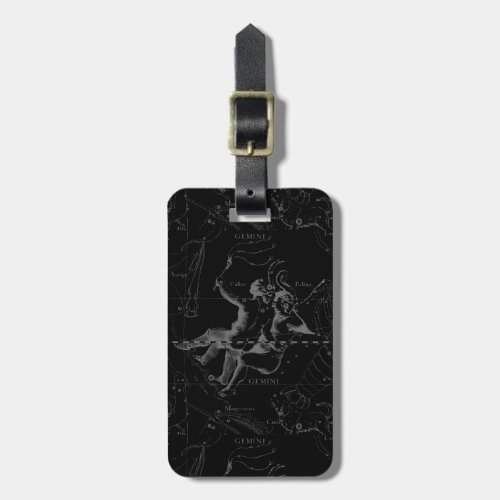 Gemini Constellation by Hevelius 1690 Luggage Tag