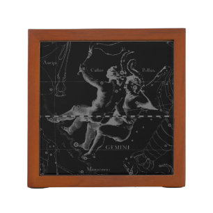 Gemini Constellation by Hevelius 1690 Pencil/Pen Holder