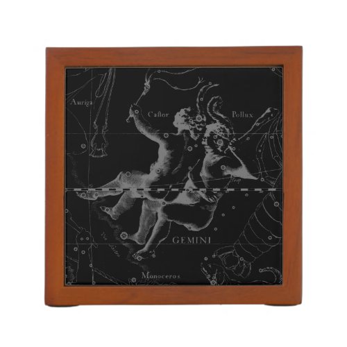 Gemini Constellation by Hevelius 1690 PencilPen Holder