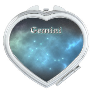 Gemini constellation makeup mirror
