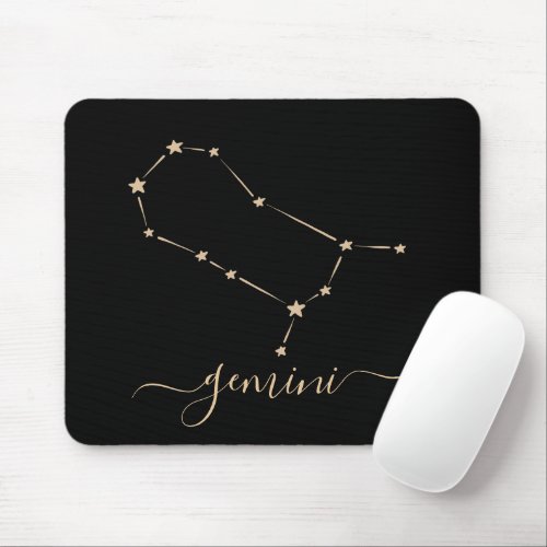 Gemini Constellation Mouse Pad