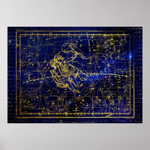 gemini constellation poster