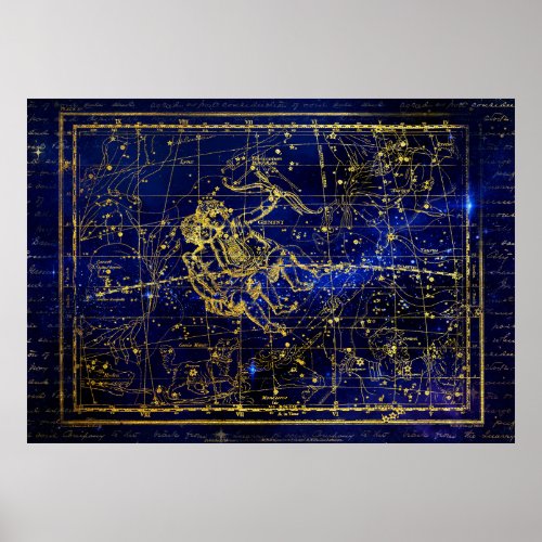 gemini constellation poster