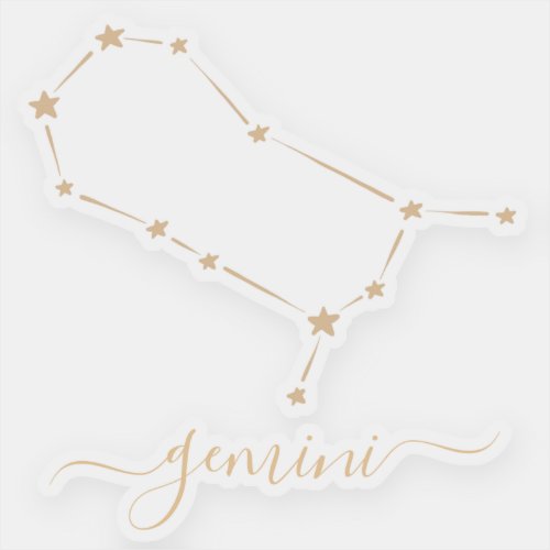 Gemini Constellation Sticker