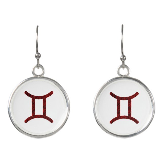 Gemini  earrings (Front)