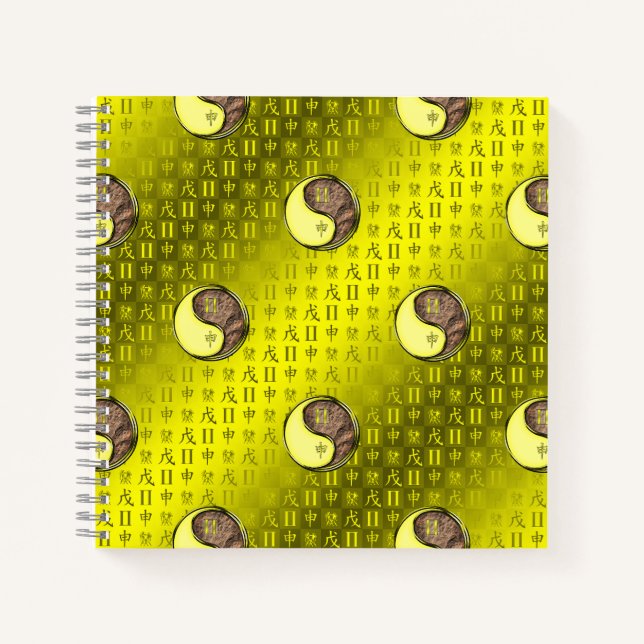 Gemini & Earth Monkey Notebook (Front)