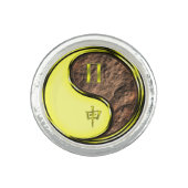 Gemini & Earth Monkey Ring (Front)