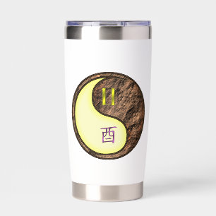 Gemini & Earth Rooster Insulated Tumbler