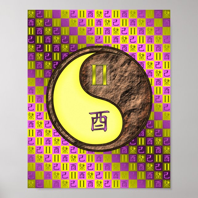 Gemini & Earth Rooster Poster (Front)