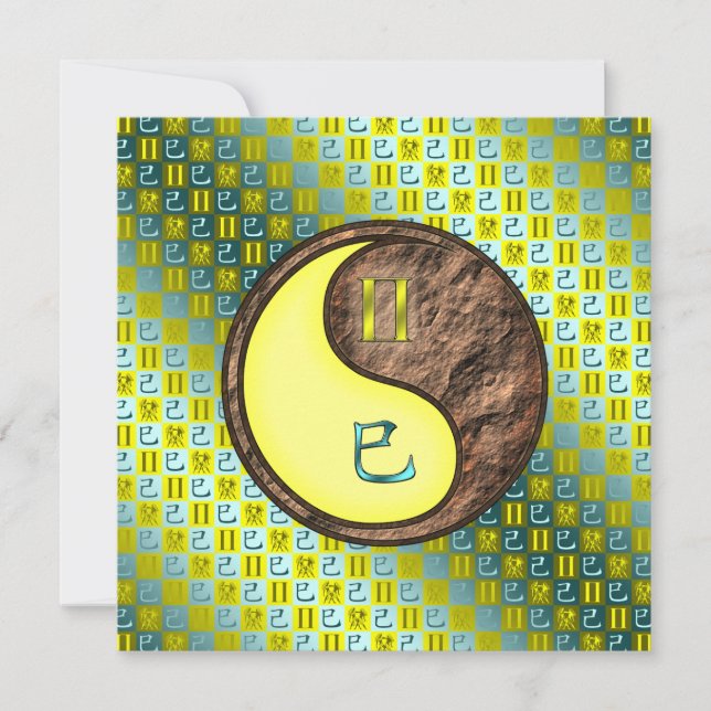 Gemini & Earth Snake Card (Front)