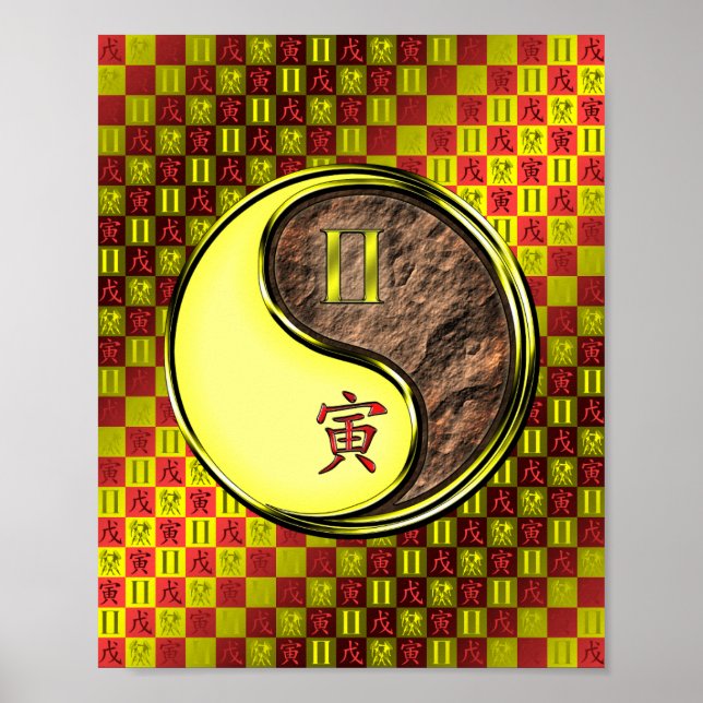 Gemini & Earth Tiger Poster (Front)