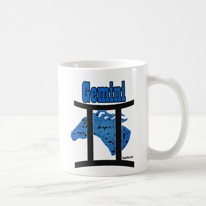 Gemini Equine Zodiac Coffee Cup Coffee Mugs
