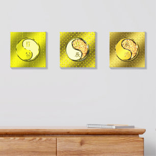 Gemini & Fire Dragon Canvas Photo Tile