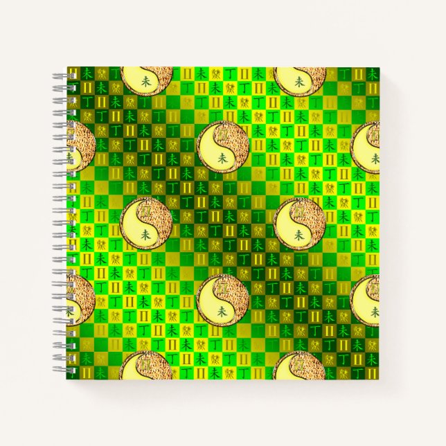 Gemini & Fire Goat Notebook (Front)