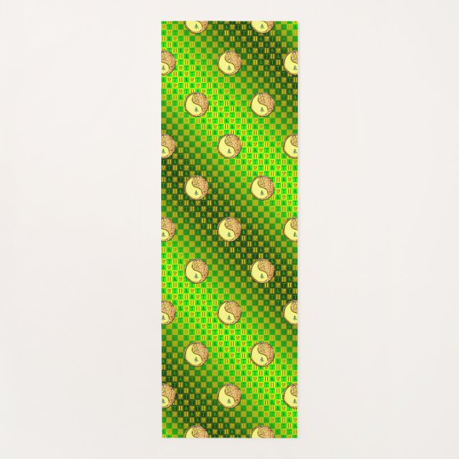 Gemini & Fire Goat Yoga Mat (Front)