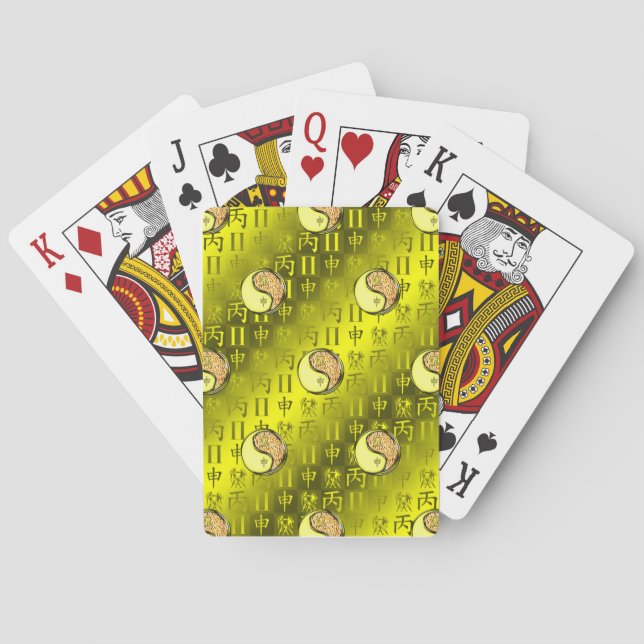 Gemini & Fire Monkey Poker Cards (Back)