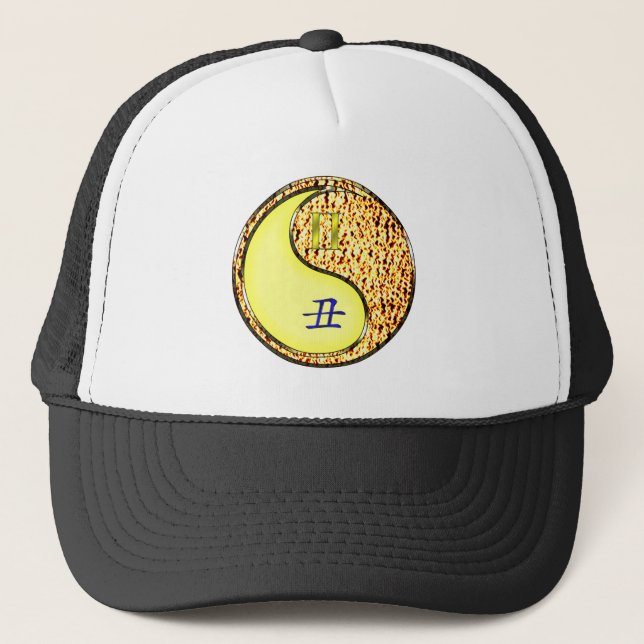 Gemini & Fire Ox Trucker Hat (Front)
