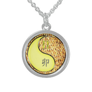 Gemini & Fire Rabbit Sterling Silver Necklace