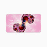 Gemini Fractal Art Label