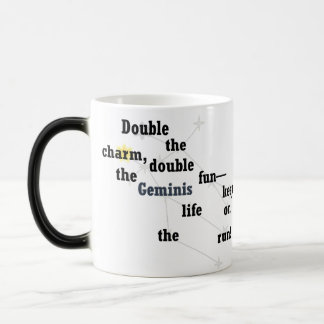 Gemini Fun & Inspiring Design for Daily Use & Gift Color Morph Mug