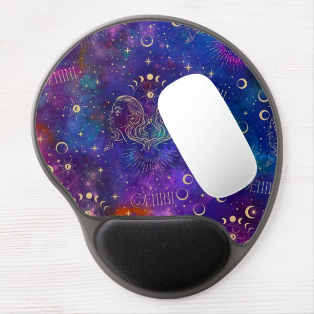 Gemini Galaxy Gel Mouse Pad (Left Side)