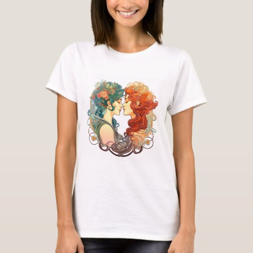 Gemini Gear For the Curiously Mischievous Twins T_Shirt