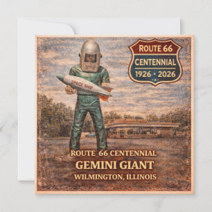 Gemini Giant Route 66 Travel Note