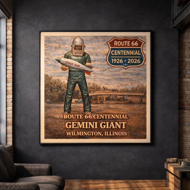 Gemini Giant Wilmington Route 66 Poster (Creator Uploaded)