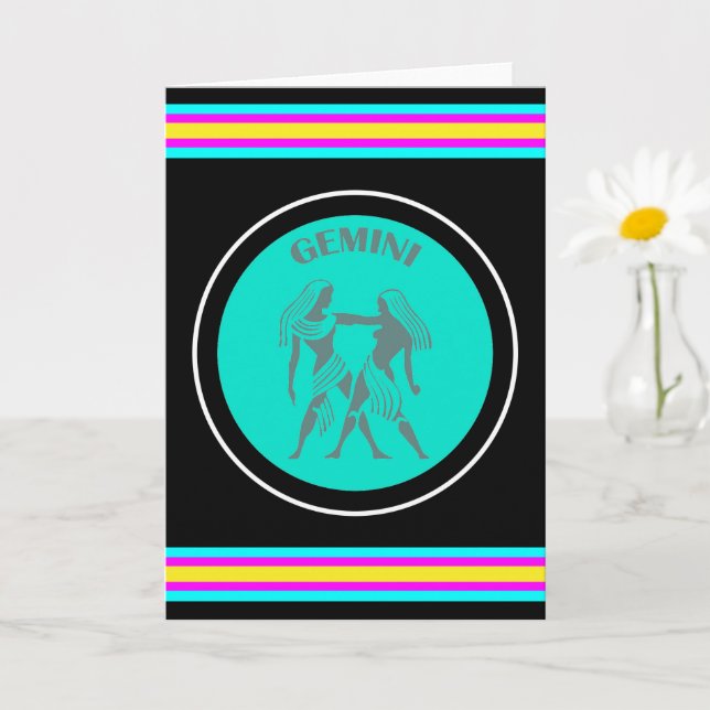 Gemini Greeting Card (Small Plant)