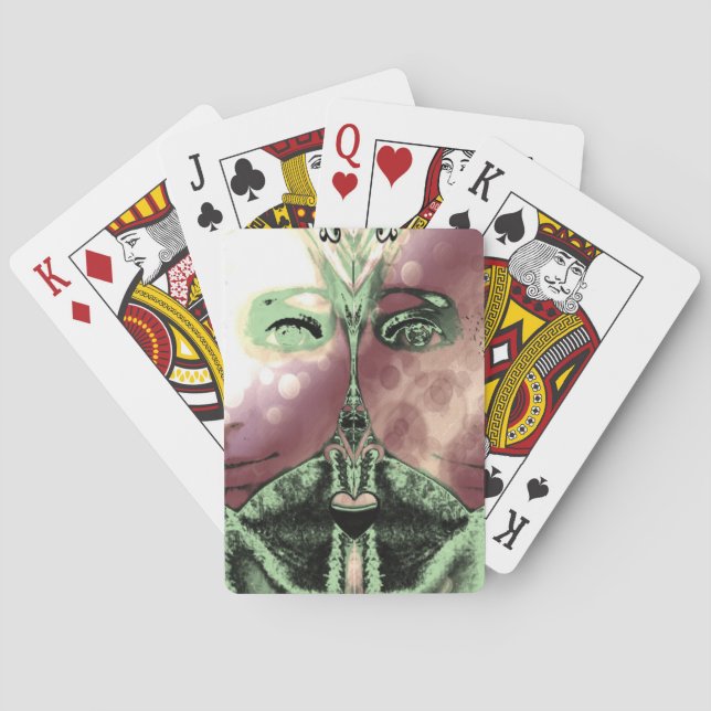 Gemini Heart Poker Cards (Back)