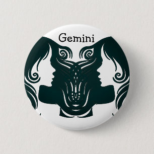 Gemini Horoscope Zodiac Sign Button
