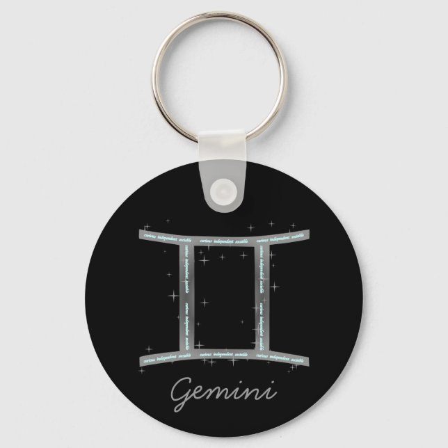 Gemini Keychain (Front)