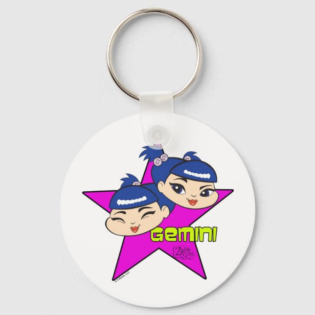 Gemini Keychain (Front)
