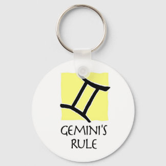 Gemini keychain