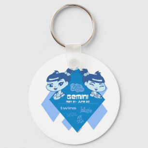Gemini Keychain