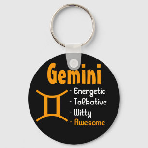 Gemini Keychain