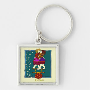 Gemini Keychain