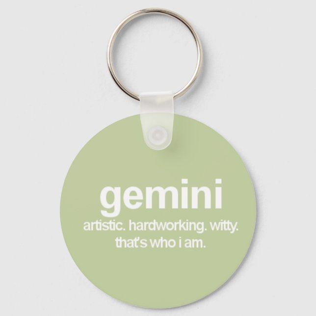 GEMINI KEYCHAIN (Front)