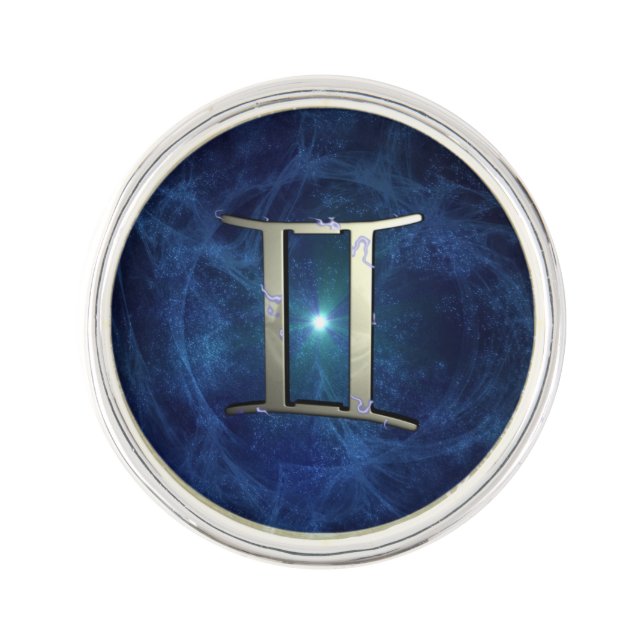 Gemini Lapel Pin (Front)