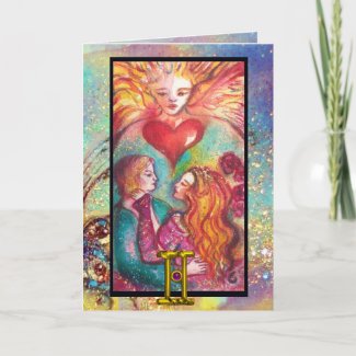 GEMINI,LOVERS TAROT ASTROLOGY ZODIAC BIRTHDAY CARD