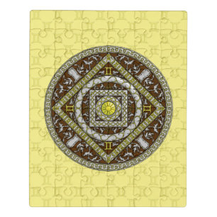 Gemini Mandala Acrylic Puzzle