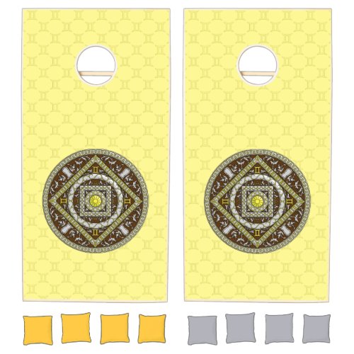 Gemini Mandala Cornhole Set