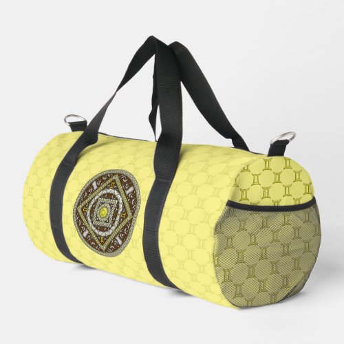 Gemini Mandala  Duffle Bag