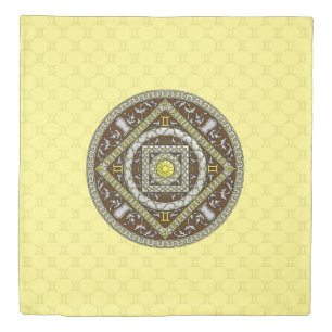 Gemini Mandala Duvet Cover