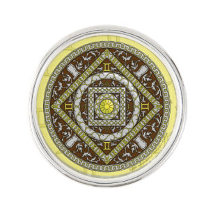 Gemini Mandala Lapel Pin