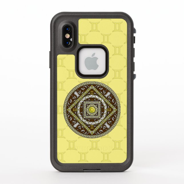 Gemini Mandala Lifeproof Case (Back)